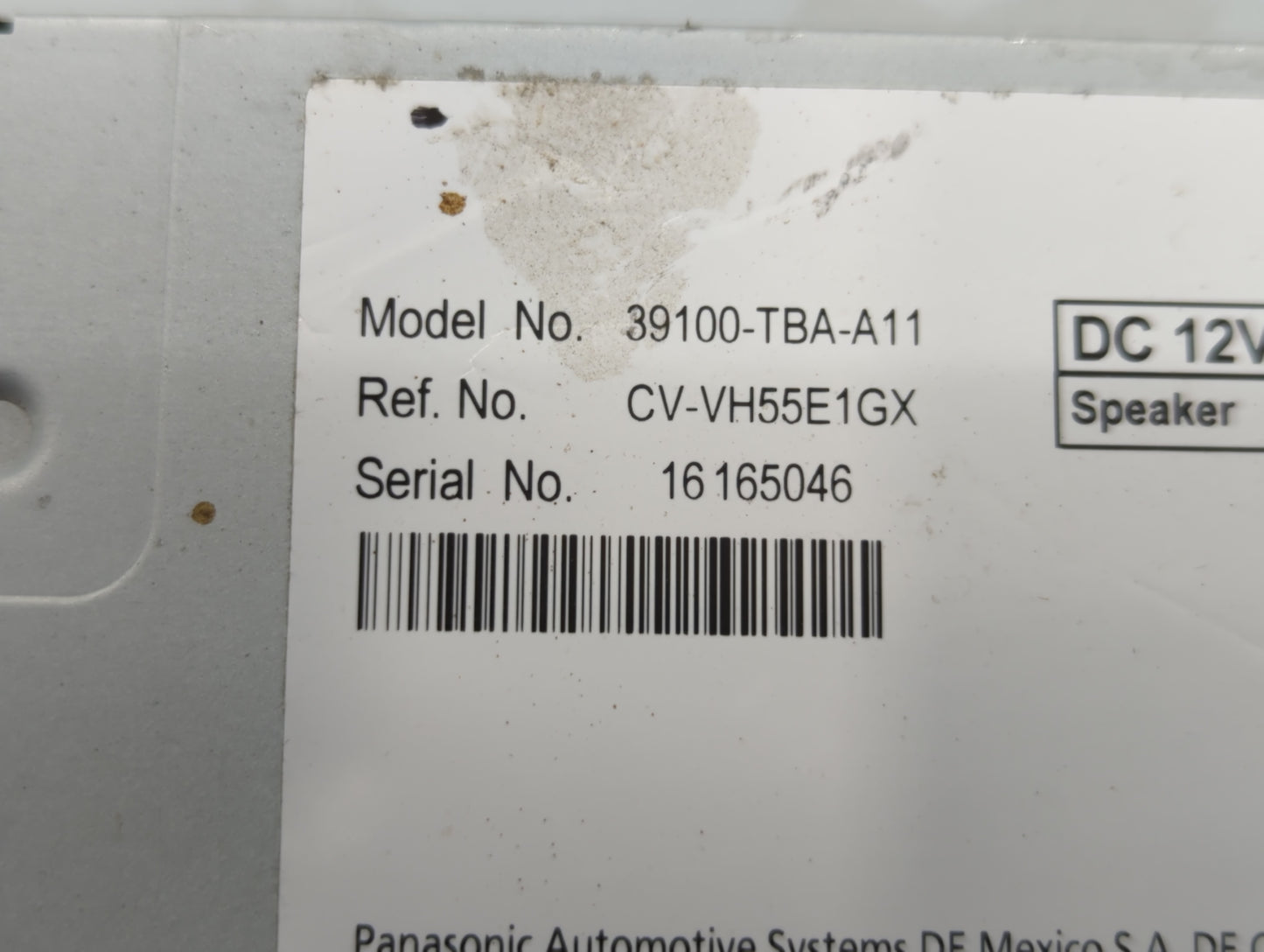 2016-2018 Honda Civic Information Display Screen - Oemusedautoparts1.com