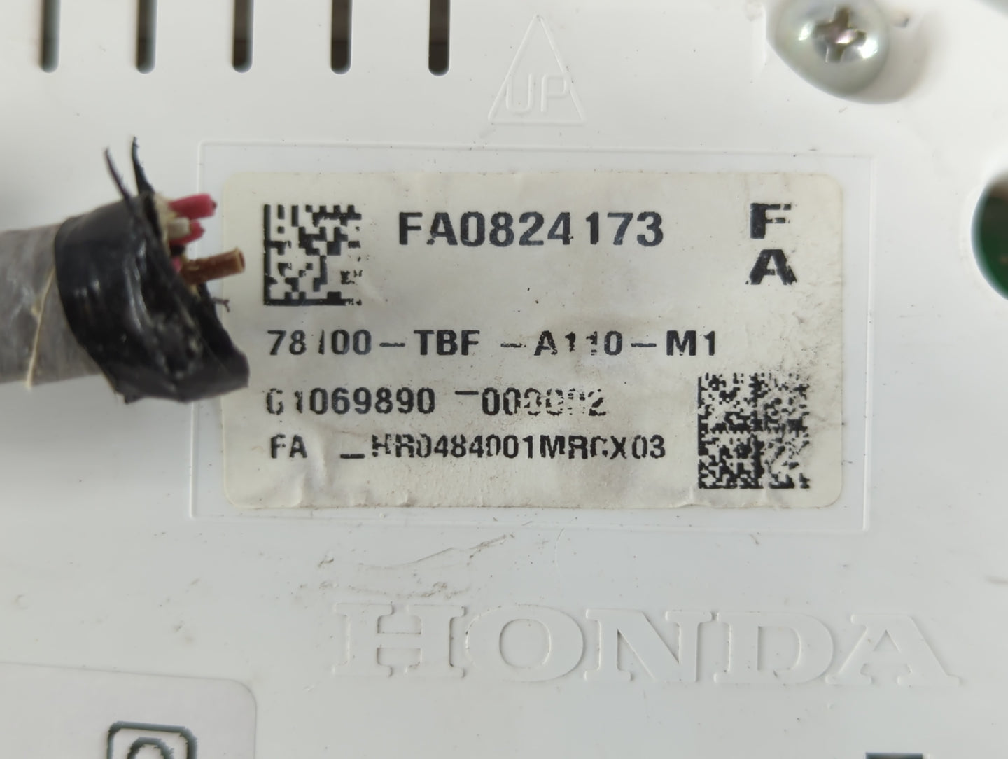 2016-2018 Honda Civic Instrument Cluster Speedometer Gauges P/N:78100-TBF-A110-M1 Fits Fits 2016 2017 2018 OEM Used Auto Par