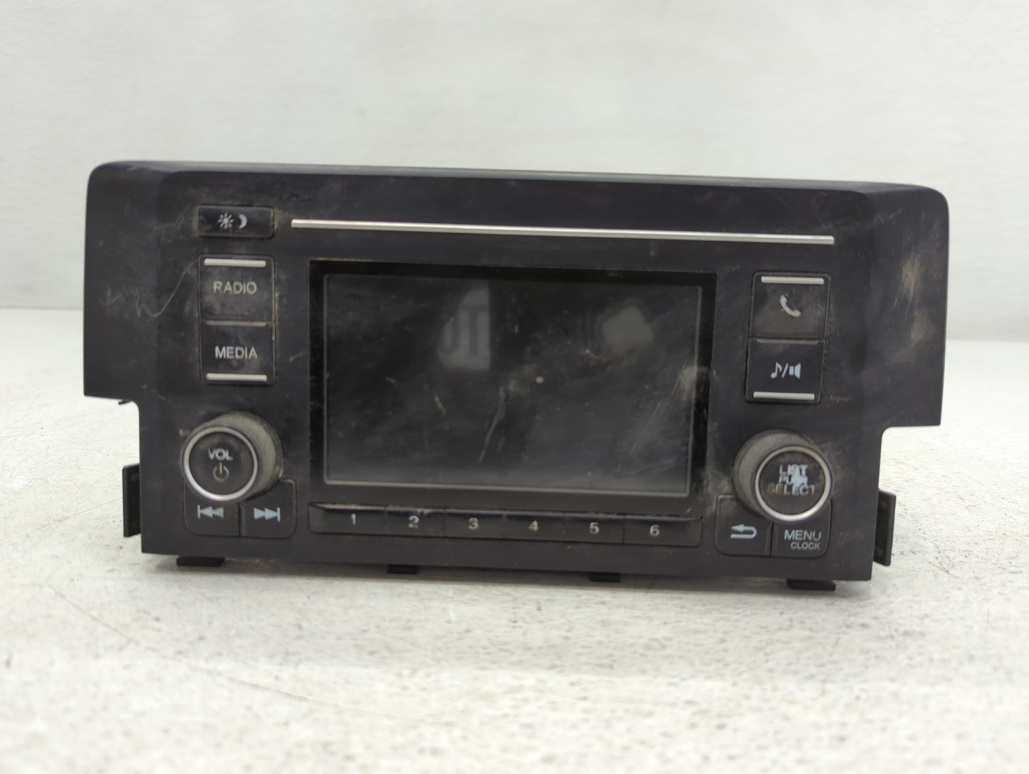 2016-2017 Honda Civic Am Fm Cd Player Radio Receiver - Oemusedautoparts1.com