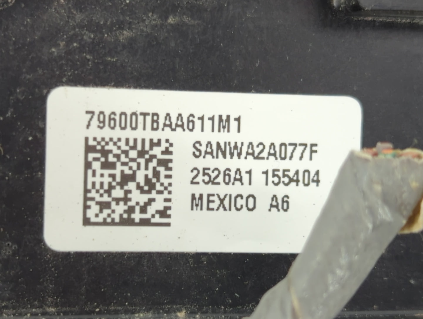 2016-2018 Honda Civic Climate Control Module Temperature AC/Heater Replacement P/N:79600TBAA611M1 Fits Fits 2016 2017 2018 O