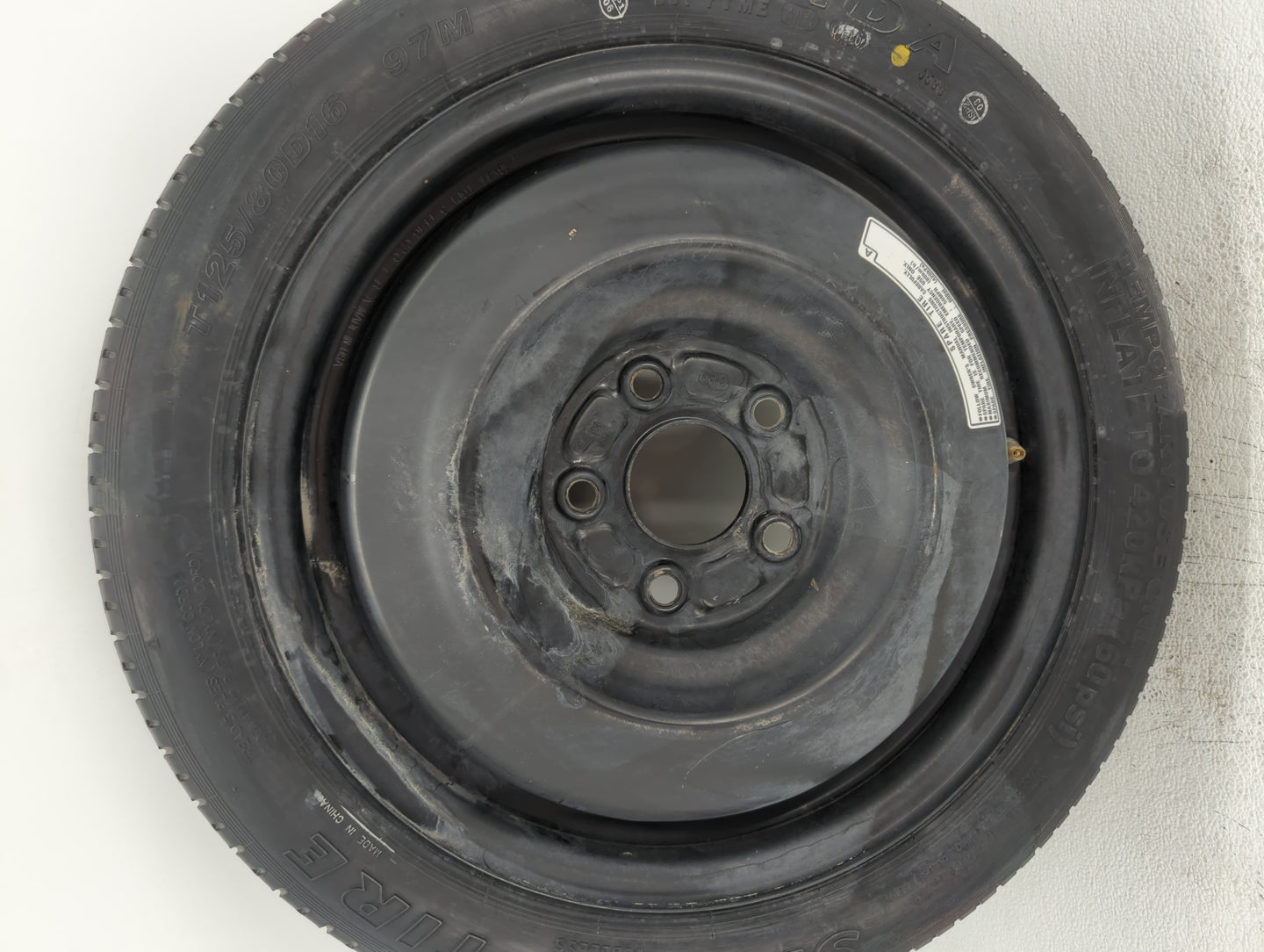 2016-2021 Honda Civic Spare Donut Tire Wheel Rim Oem 752193 - Oemusedautoparts1.com
