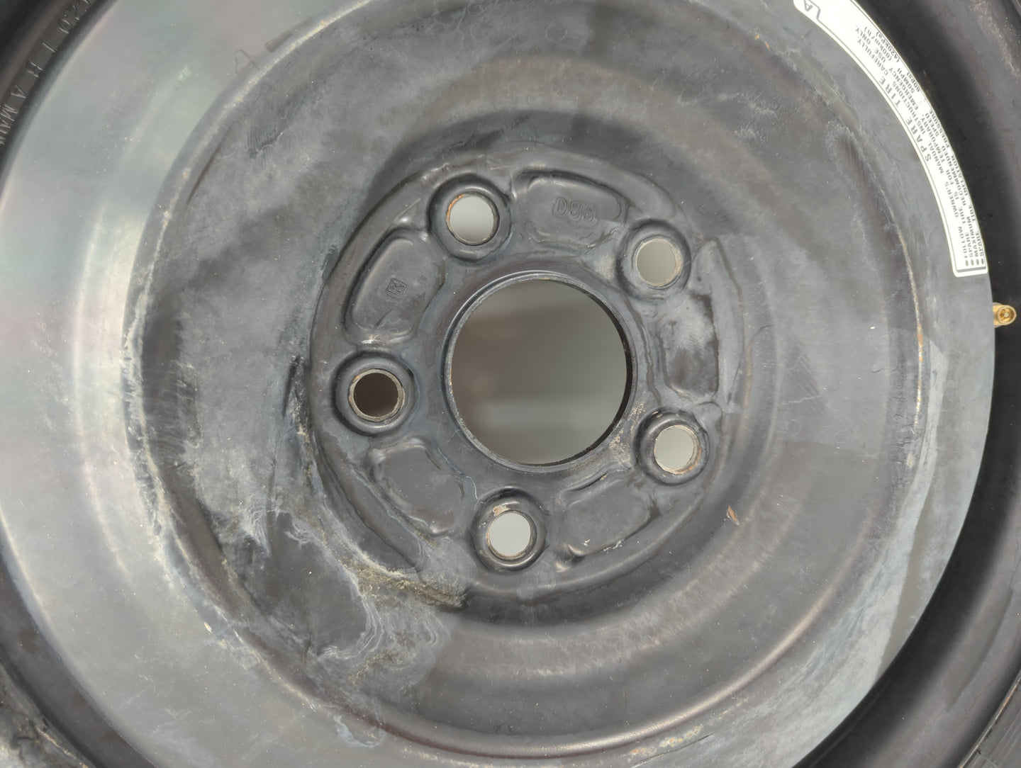 2016-2021 Honda Civic Spare Donut Tire Wheel Rim Oem 752193 - Oemusedautoparts1.com