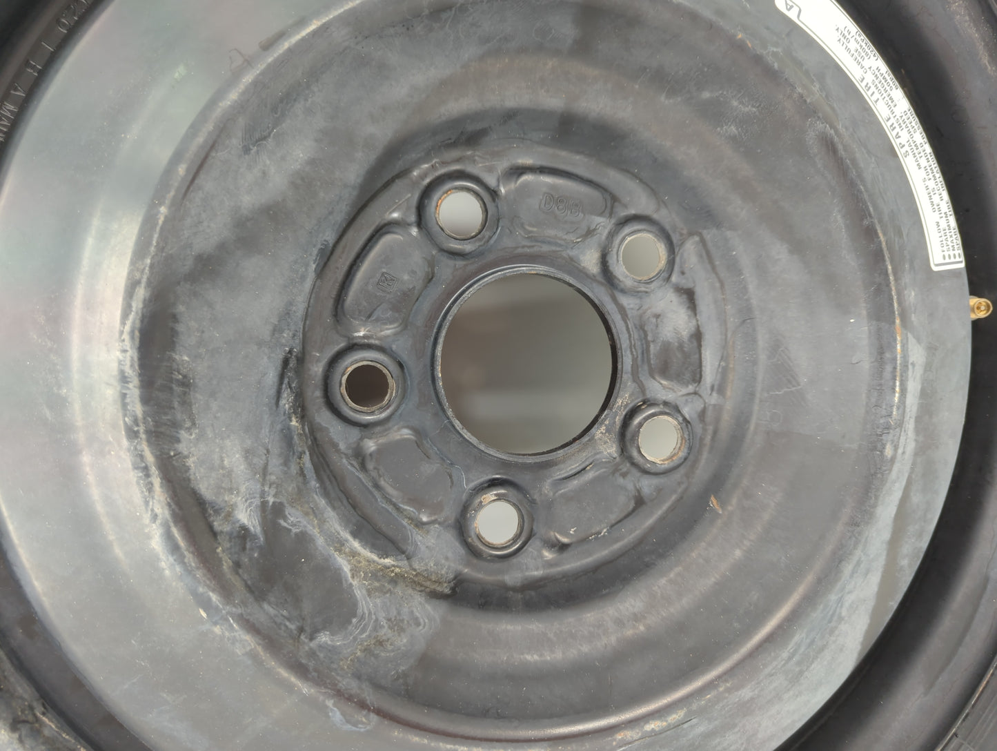 2016-2021 Honda Civic Spare Donut Tire Wheel Rim Oem 752193 - Oemusedautoparts1.com