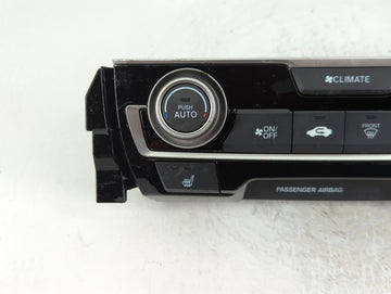 2016-2018 Honda Civic Climate Control Module Temperature AC/Heater Replacement P/N:1096A1 124610 Fits Fits 2016 2017 2018 OEM Used Auto Parts