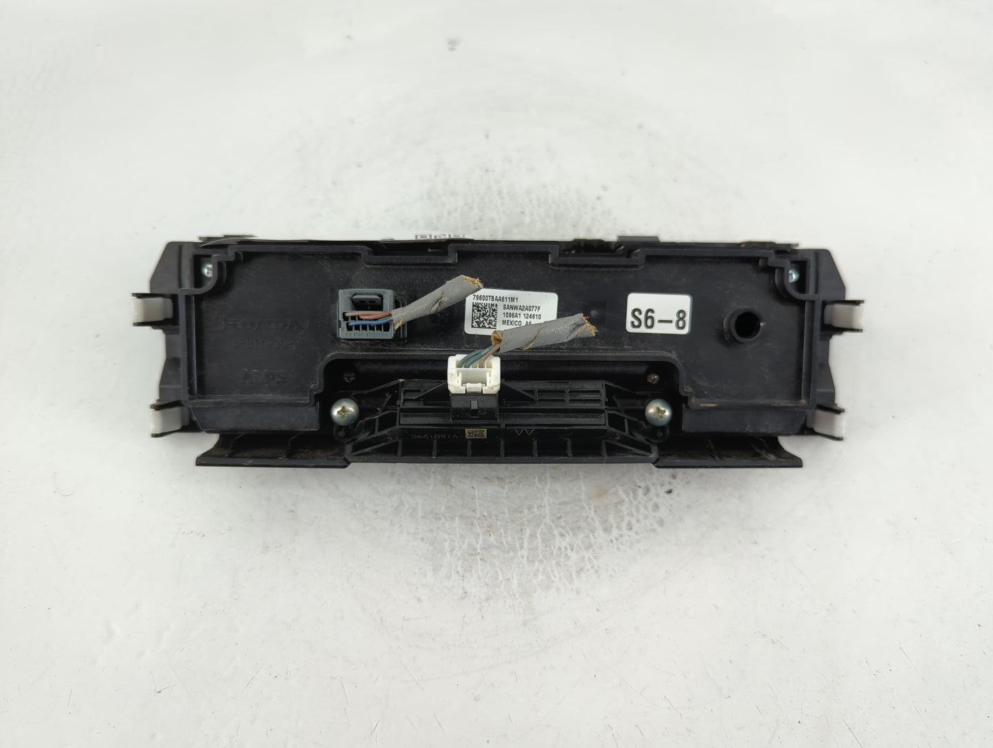 2016-2018 Honda Civic Climate Control Module Temperature AC/Heater Replacement P/N:1096A1 124610 Fits Fits 2016 2017 2018 OE