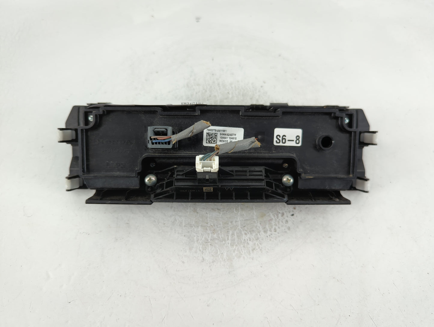 2016-2018 Honda Civic Climate Control Module Temperature AC/Heater Replacement P/N:1096A1 124610 Fits Fits 2016 2017 2018 OE