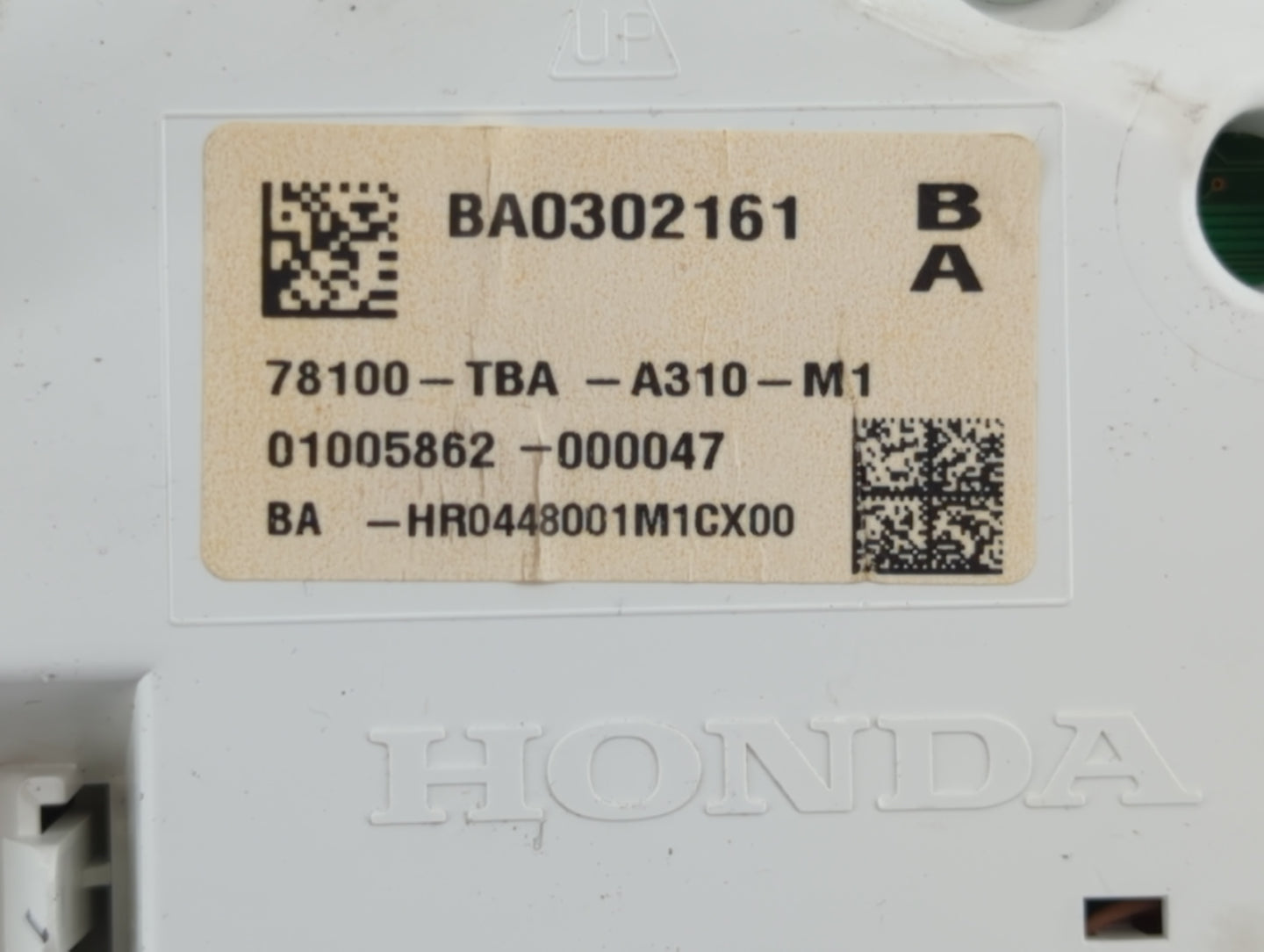 2016-2018 Honda Civic Instrument Cluster Speedometer Gauges P/N:78100-TBA-A310-M1 Fits Fits 2016 2017 2018 OEM Used Auto Par
