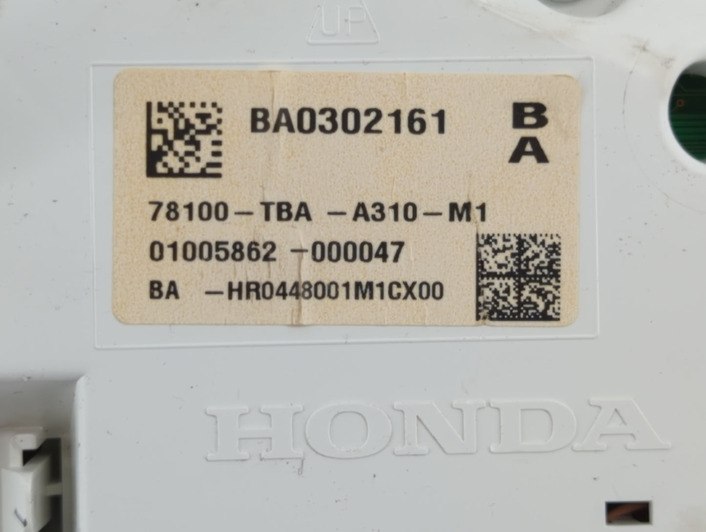 2016-2018 Honda Civic Instrument Cluster Speedometer Gauges P/N:78100-TBA-A310-M1 Fits Fits 2016 2017 2018 OEM Used Auto Par