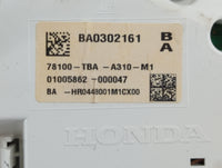 2016-2018 Honda Civic Instrument Cluster Speedometer Gauges P/N:78100-TBA-A310-M1 Fits Fits 2016 2017 2018 OEM Used Auto Par