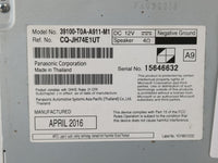 2015-2016 Honda Cr-V Radio AM FM Cd Player Receiver Replacement P/N:39100-T0A-A911-M1 Fits Fits 2015 2016 OEM Used Auto Part