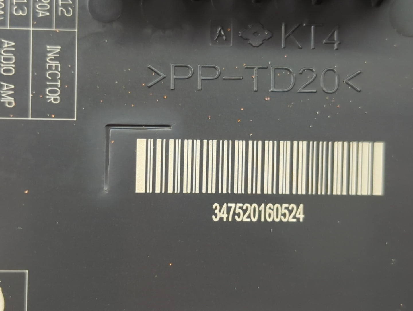 2015-2016 Honda Cr-V Fusebox Fuse Box Panel Relay Module P/N:T0AA011 Fits Fits 2015 2016 OEM Used Auto Parts - Oemusedautopa