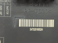 2015-2016 Honda Cr-V Fusebox Fuse Box Panel Relay Module P/N:T0AA011 Fits Fits 2015 2016 OEM Used Auto Parts - Oemusedautopa