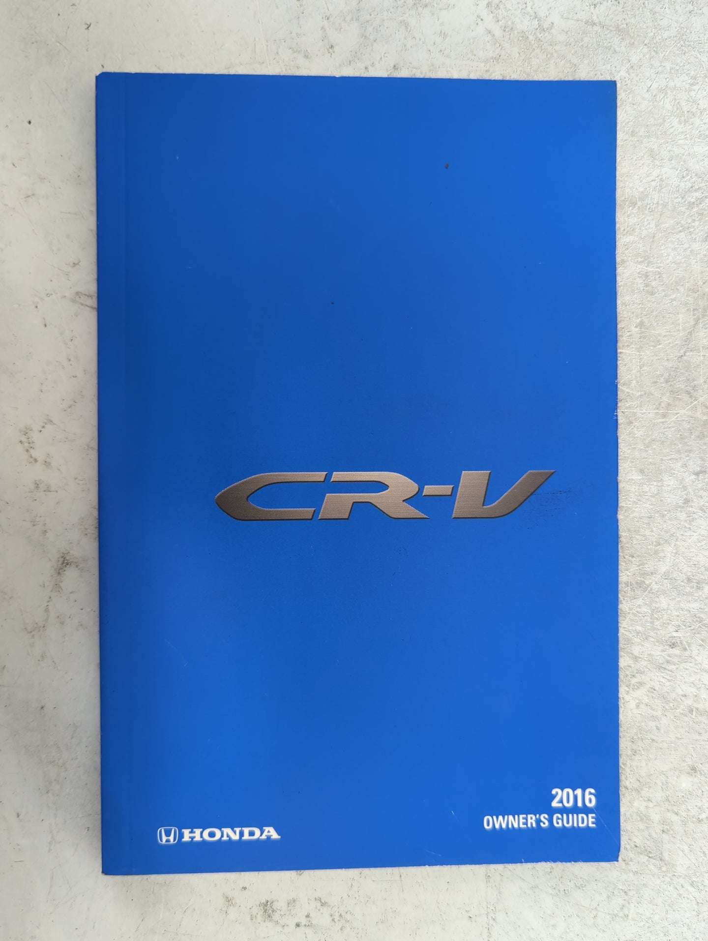 2016 Honda Cr-V Owners Manual Book Guide P/N:A0G02231 31T0AG10, 00X31-T0A-G100, 00X31-T0A-E110 OEM Used Auto Parts - Oemused