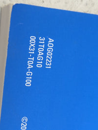 2016 Honda Cr-V Owners Manual Book Guide P/N:A0G02231 31T0AG10, 00X31-T0A-G100, 00X31-T0A-E110 OEM Used Auto Parts - Oemused
