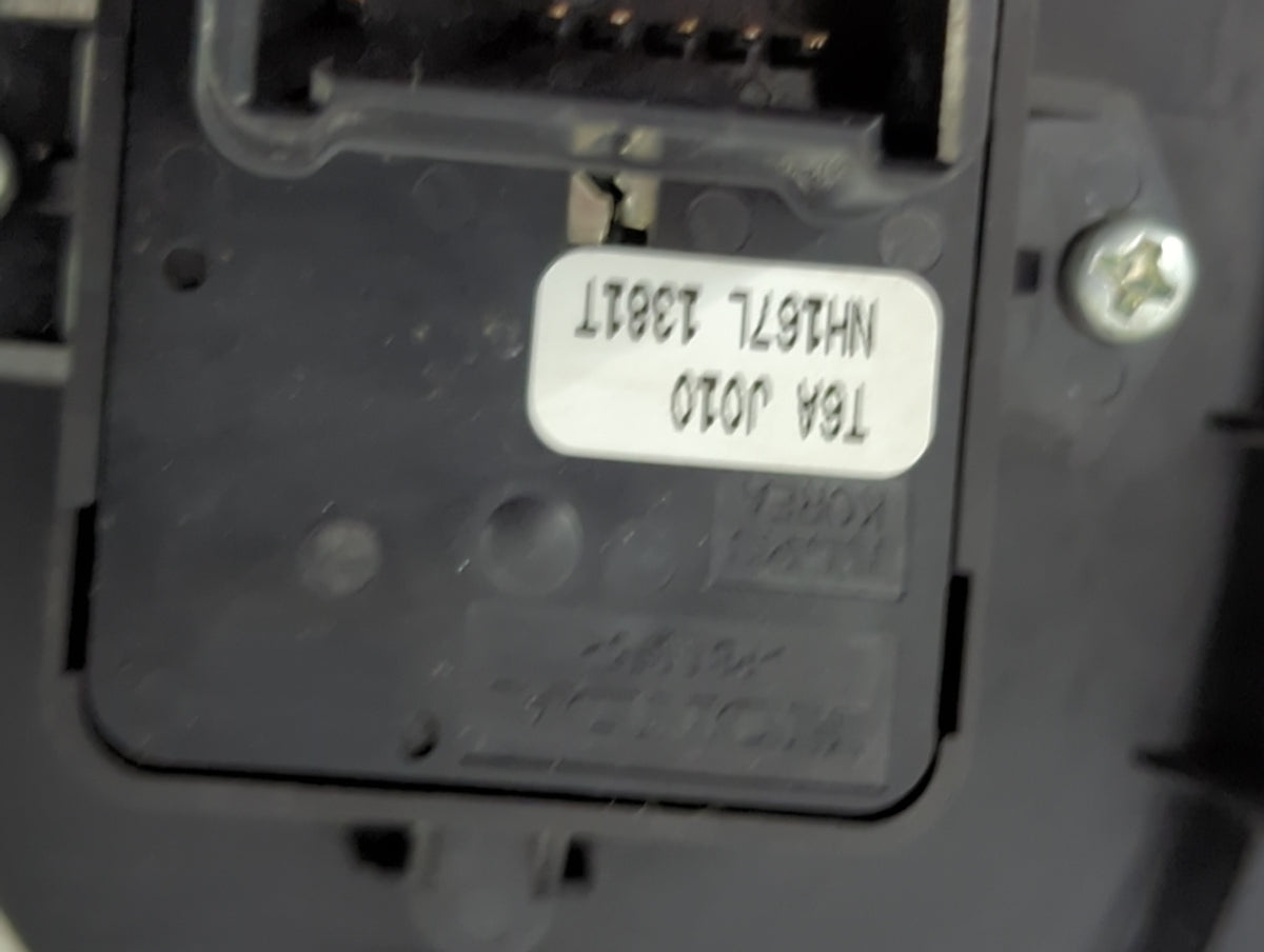 2016 Honda Cr-V Master Power Window Switch Replacement Driver Side Left P/N:T6A J010 NH167L 138IT Fits OEM Used Auto Parts -