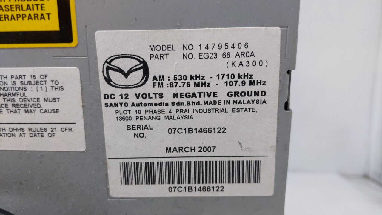 2015-2016 Honda Cr-V Radio AM FM Cd Player Receiver Replacement P/N:39100-T0A-A911-M1 Fits Fits 2015 2016 OEM Used Auto Part