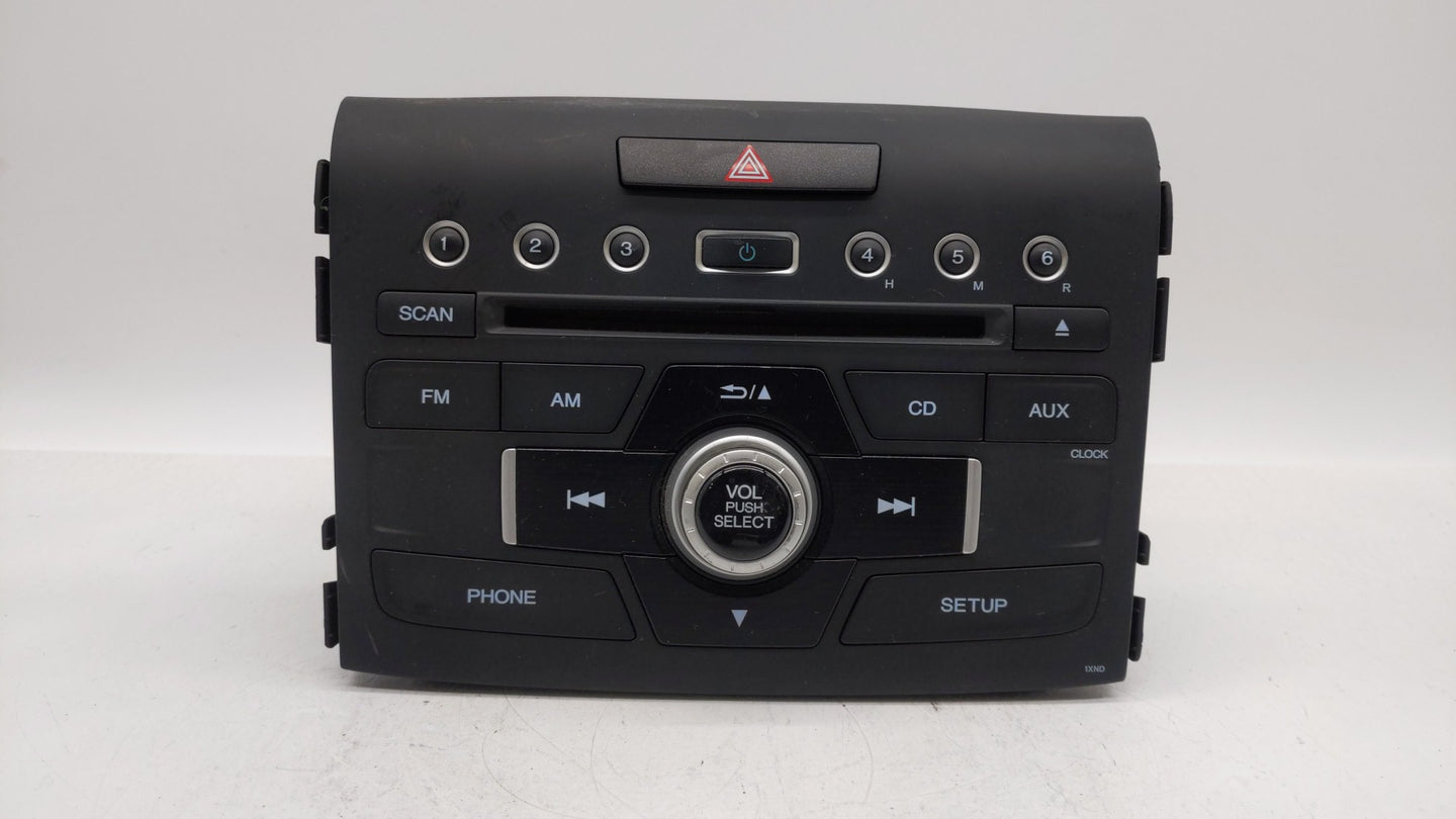 2015-2016 Honda Cr-V Radio AM FM Cd Player Receiver Replacement P/N:39100-T0A-A911-M1 Fits Fits 2015 2016 OEM Used Auto Part