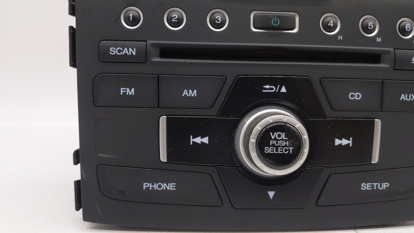 2015-2016 Honda Cr-V Radio AM FM Cd Player Receiver Replacement P/N:39100-T0A-A911-M1 Fits Fits 2015 2016 OEM Used Auto Part