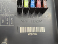 2015-2016 Honda Cr-V Fusebox Fuse Box Panel Relay Module P/N:PP-TD20 347520151024 Fits Fits 2015 2016 OEM Used Auto Parts - 