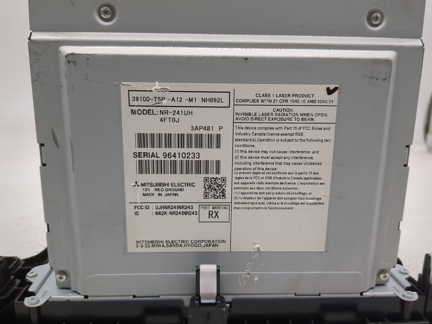 2015-2019 Honda Fit Radio AM FM Cd Player Receiver Replacement P/N:39100-T5P-A12-M1 Fits Fits 2015 2016 2017 2018 2019 OEM U