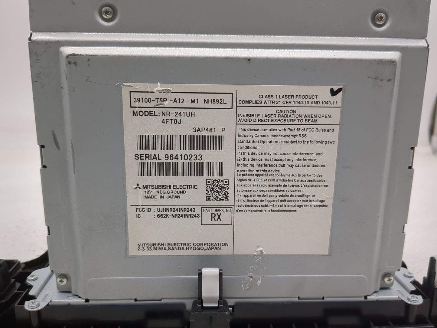 2015-2019 Honda Fit Radio AM FM Cd Player Receiver Replacement P/N:39100-T5P-A12-M1 Fits Fits 2015 2016 2017 2018 2019 OEM U