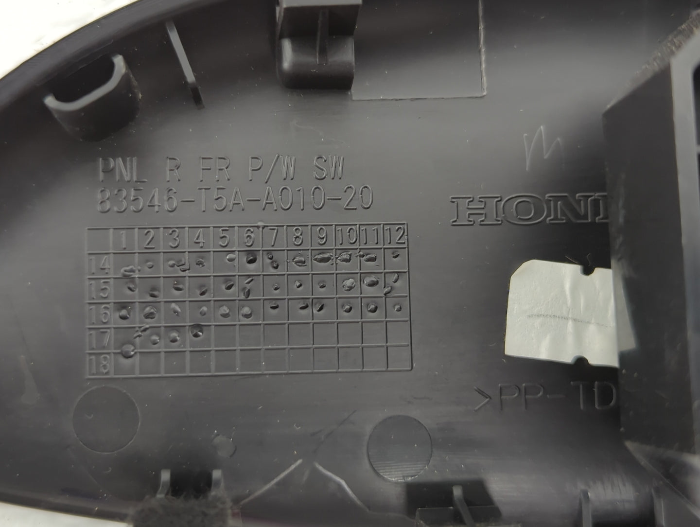 2015-2020 Honda Fit Master Power Window Switch Replacement Driver Side Left P/N:35760T5R A011M1 Fits OEM Used Auto Parts - O