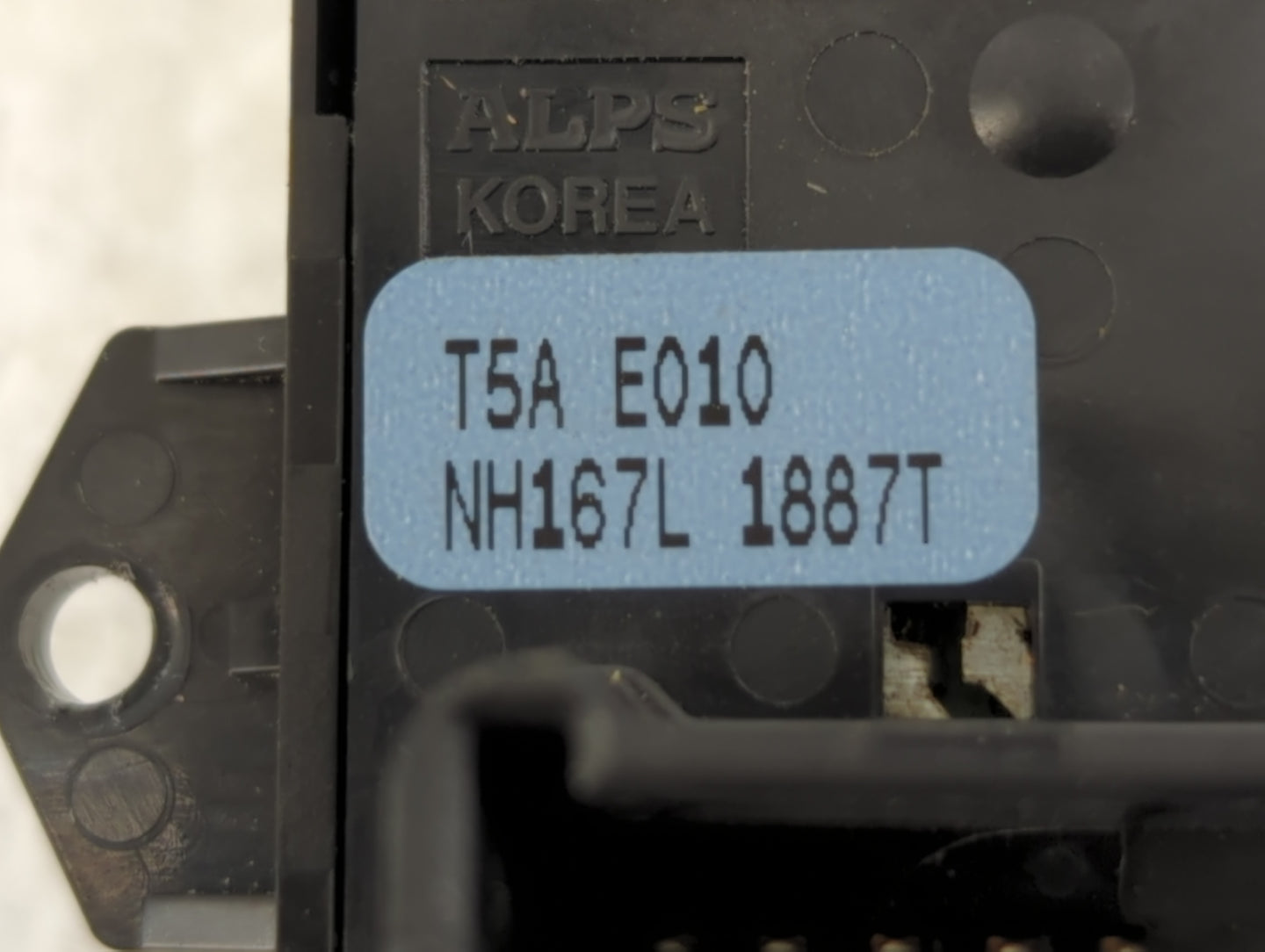 2015-2020 Honda Fit Master Power Window Switch Replacement Driver Side Left P/N:NH167L 1887T T5A E010 Fits OEM Used Auto Par