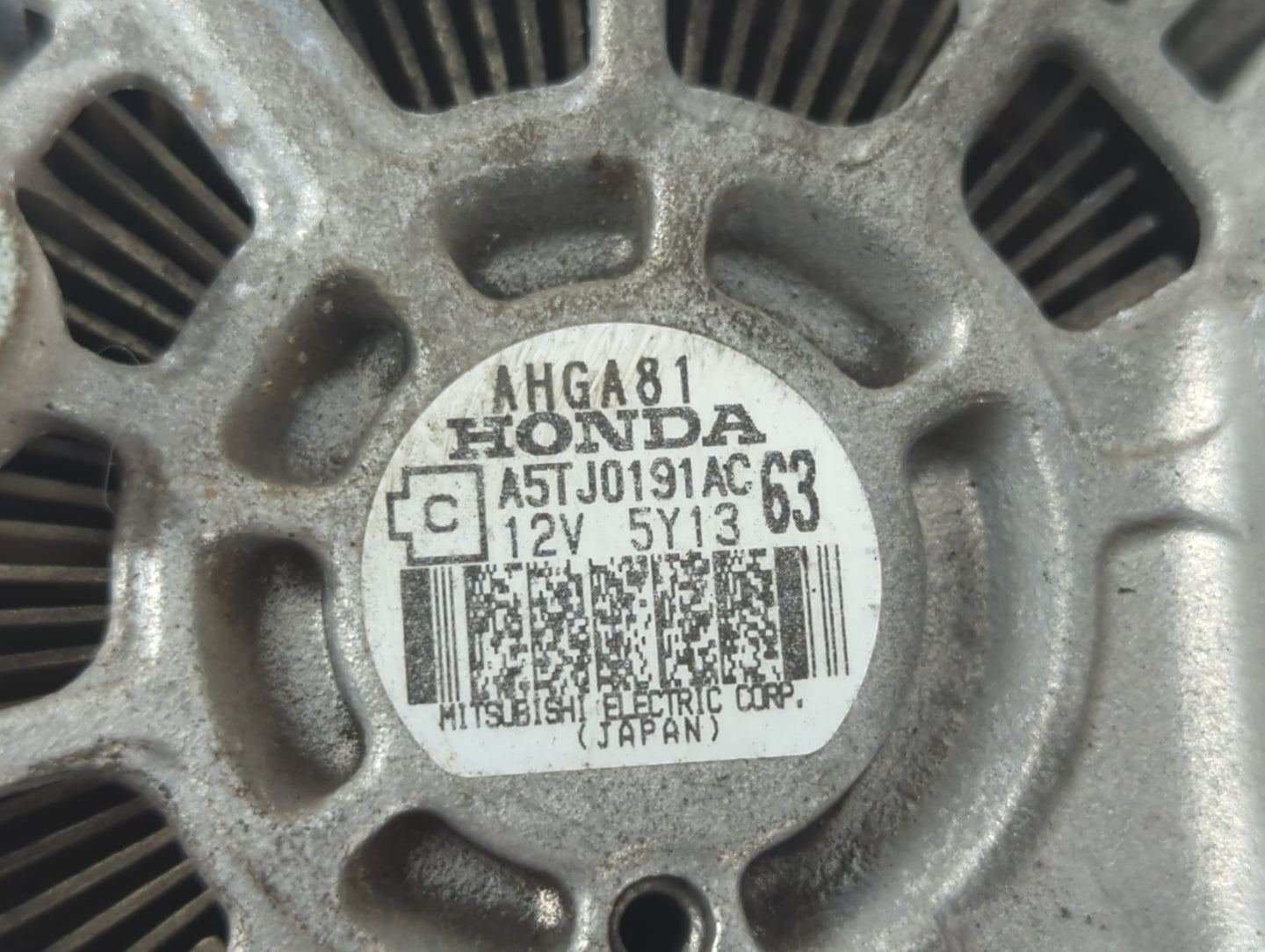 2016-2018 Honda Hr-V Alternator Replacement Generator Charging Assembly Engine OEM P/N:A5TJ0191AC Fits OEM Used Auto Parts -