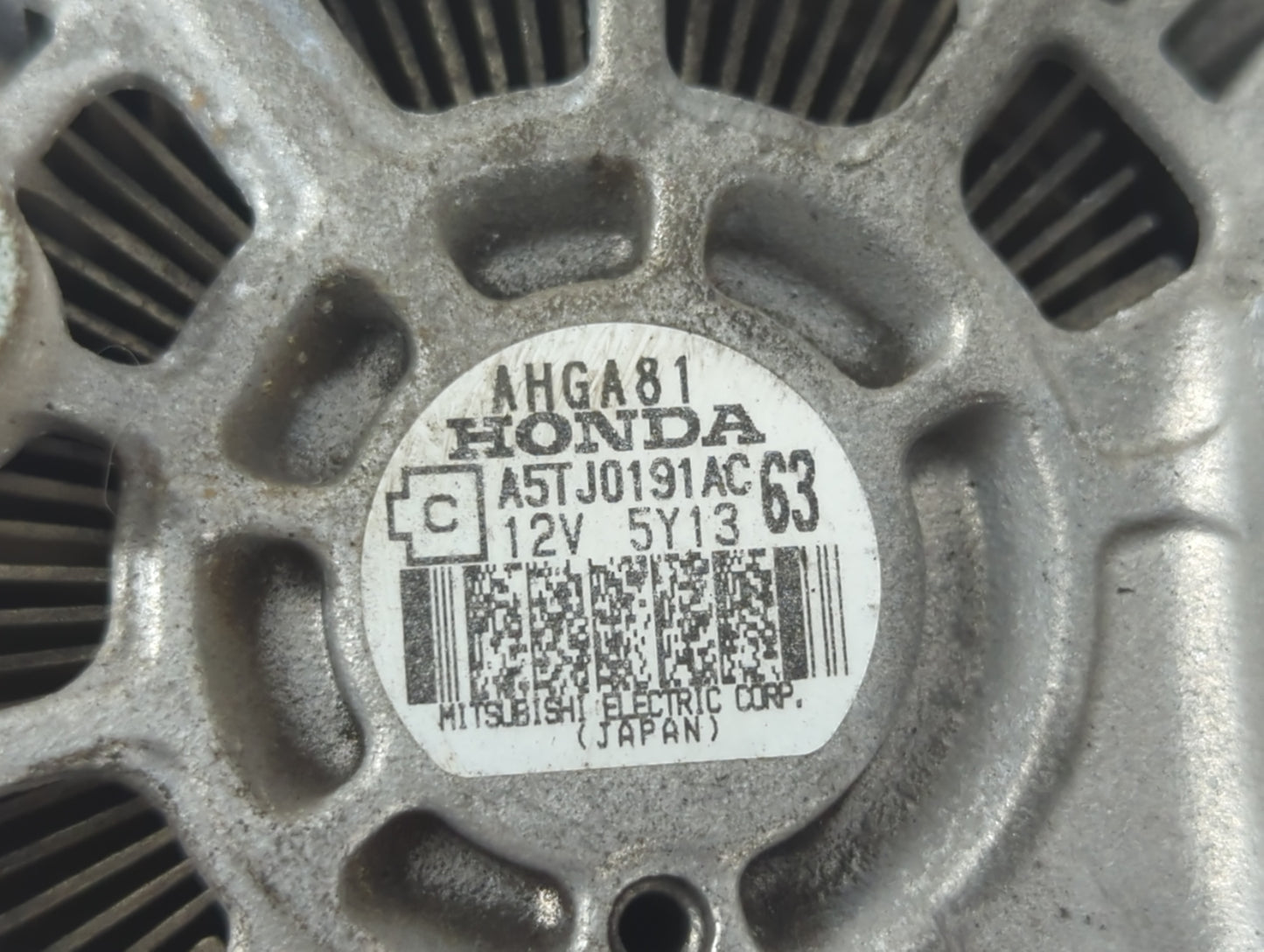 2016-2018 Honda Hr-V Alternator Replacement Generator Charging Assembly Engine OEM P/N:A5TJ0191AC Fits OEM Used Auto Parts -