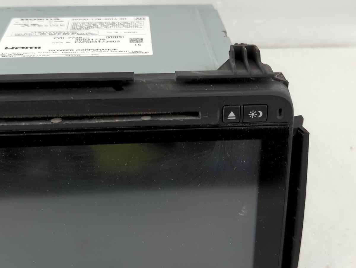 2016 Honda Hr-V Radio AM FM Cd Player Receiver Replacement P/N:39100-T7W-A014-M1 OEM Used Auto Parts - Oemusedautoparts1.com