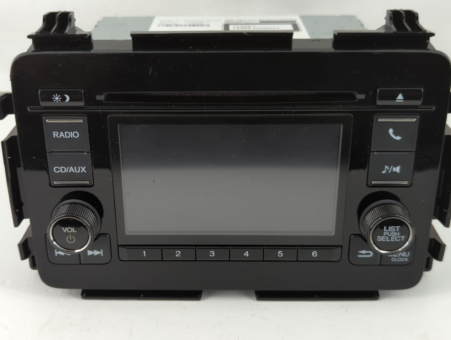 2016 Honda Hr-V Radio AM FM Cd Player Receiver Replacement P/N:39100-T7W-A710-M1 Fits OEM Used Auto Parts - Oemusedautoparts