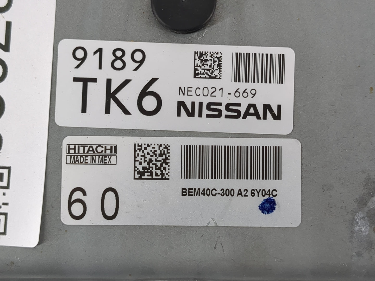 2016 Honda Hr-V PCM Engine Control Computer ECU ECM PCU OEM P/N:NEC021-669 Fits OEM Used Auto Parts - Oemusedautoparts1.com