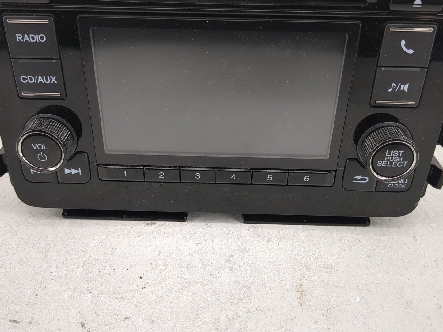 2016 Honda Hr-V Radio AM FM Cd Player Receiver Replacement P/N:39100-T7W-A710-M1 Fits OEM Used Auto Parts - Oemusedautoparts