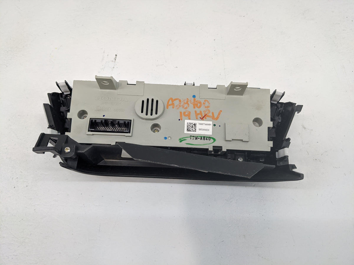 2016-2022 Honda Hr-V Climate Control Module Temperature AC/Heater Replacement P/N:T7W-A8 Fits OEM Used Auto Parts - Oemuseda