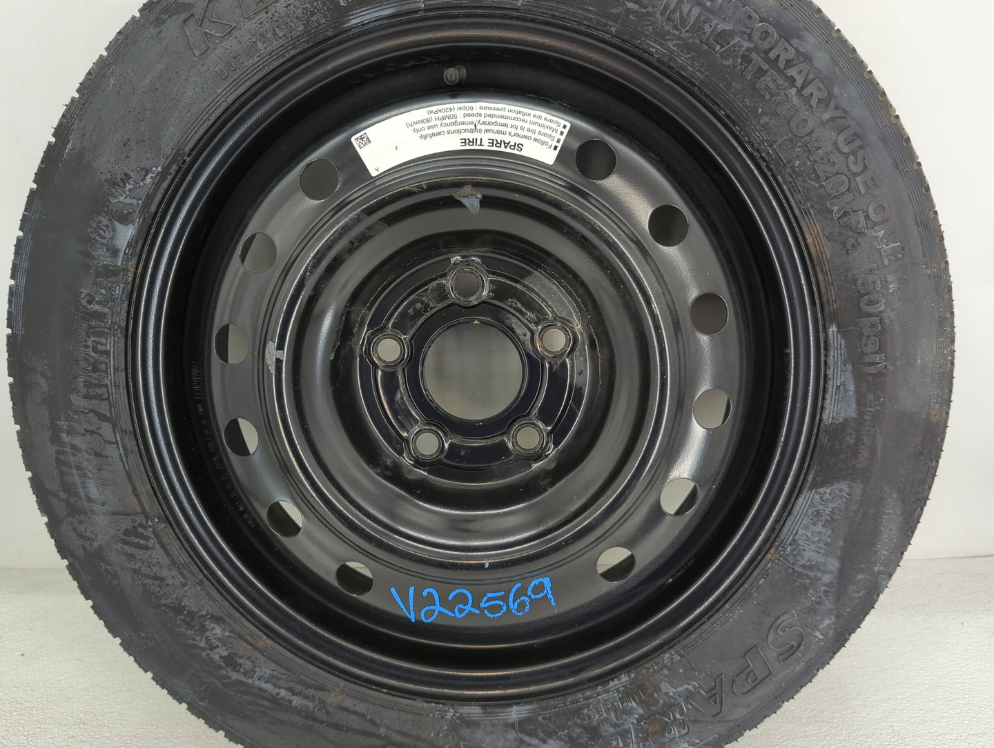 2016-2022 Honda Hr-v Spare Donut Tire Wheel Rim Oem - Oemusedautoparts1.com