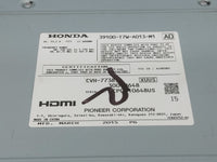 2016 Honda Hr-V Radio AM FM Cd Player Receiver Replacement P/N:39100-T7W-A013-M1 Fits OEM Used Auto Parts - Oemusedautoparts