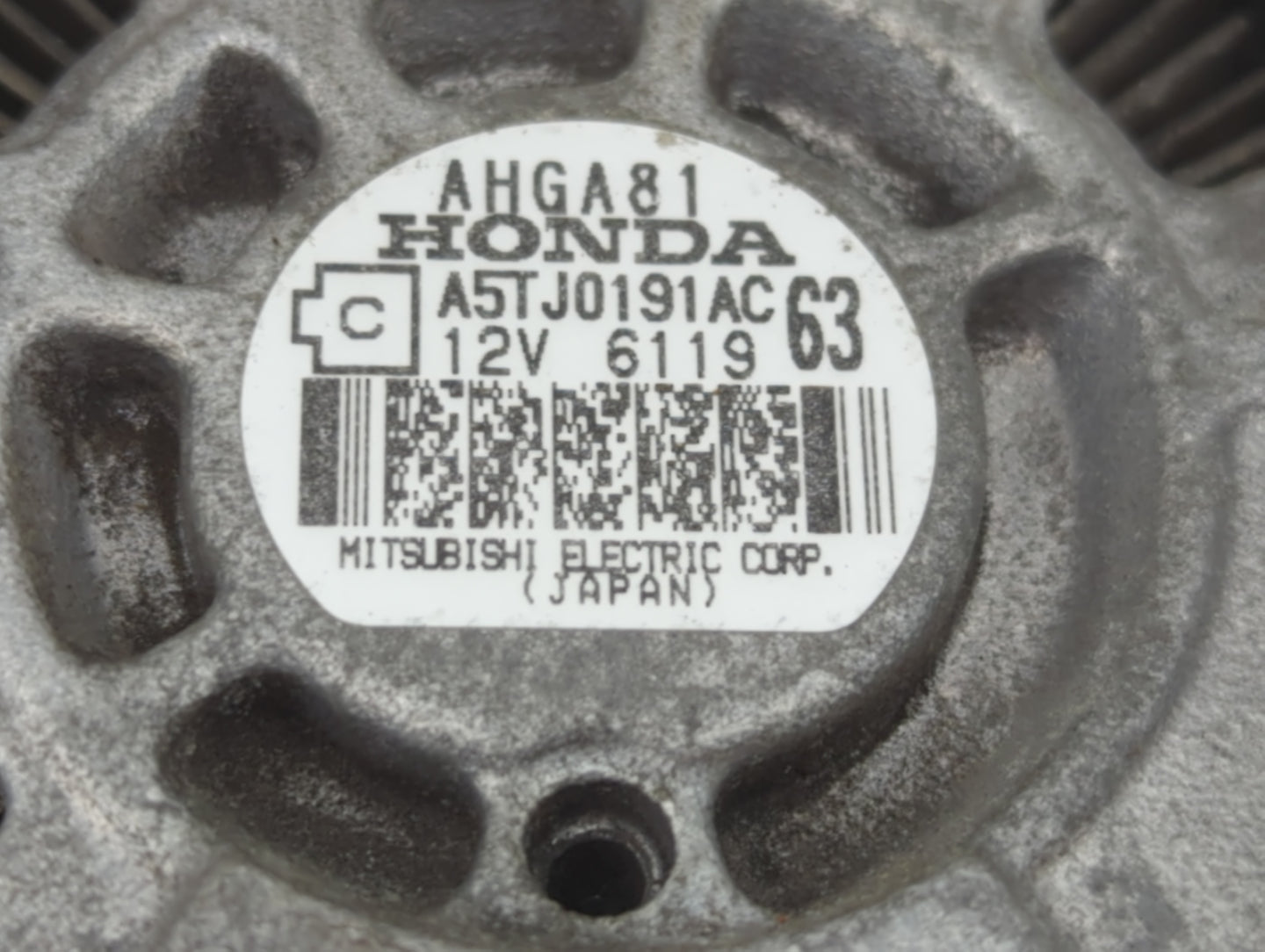 2016-2018 Honda Hr-V Alternator Replacement Generator Charging Assembly Engine OEM P/N:A5TJ0131AC Fits OEM Used Auto Parts -