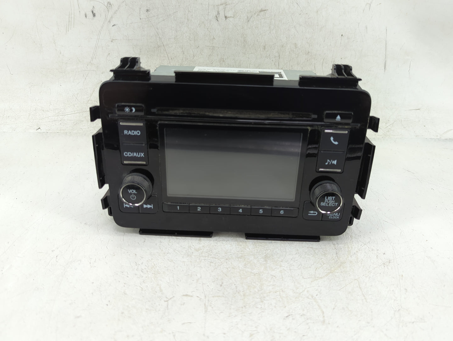 2016 Honda Hr-V Radio AM FM Cd Player Receiver Replacement P/N:39100-T7W-A710-M1 Fits OEM Used Auto Parts - Oemusedautoparts