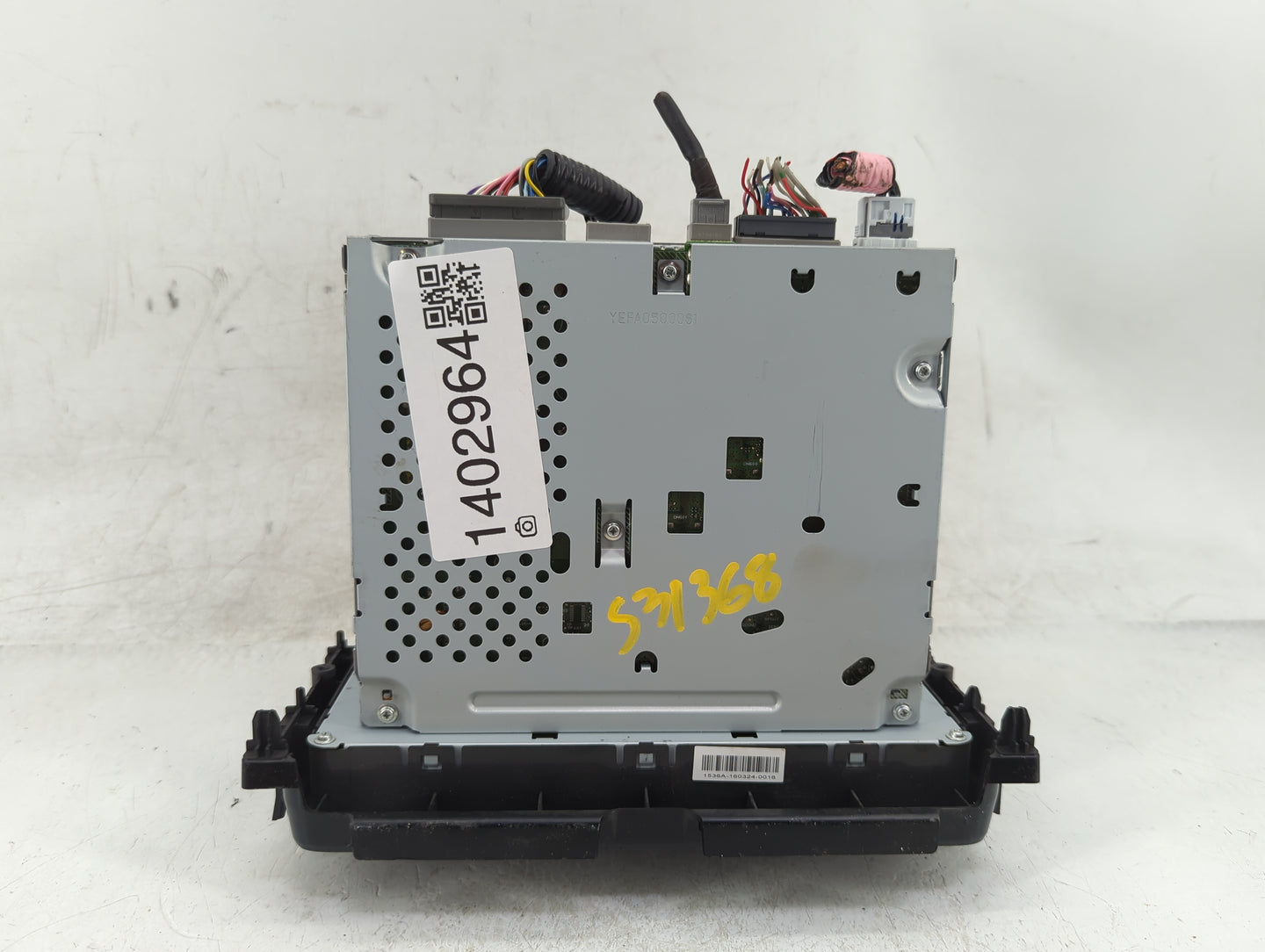 2016 Honda Hr-V Radio AM FM Cd Player Receiver Replacement P/N:39100-T7W-A710-M1 Fits OEM Used Auto Parts - Oemusedautoparts