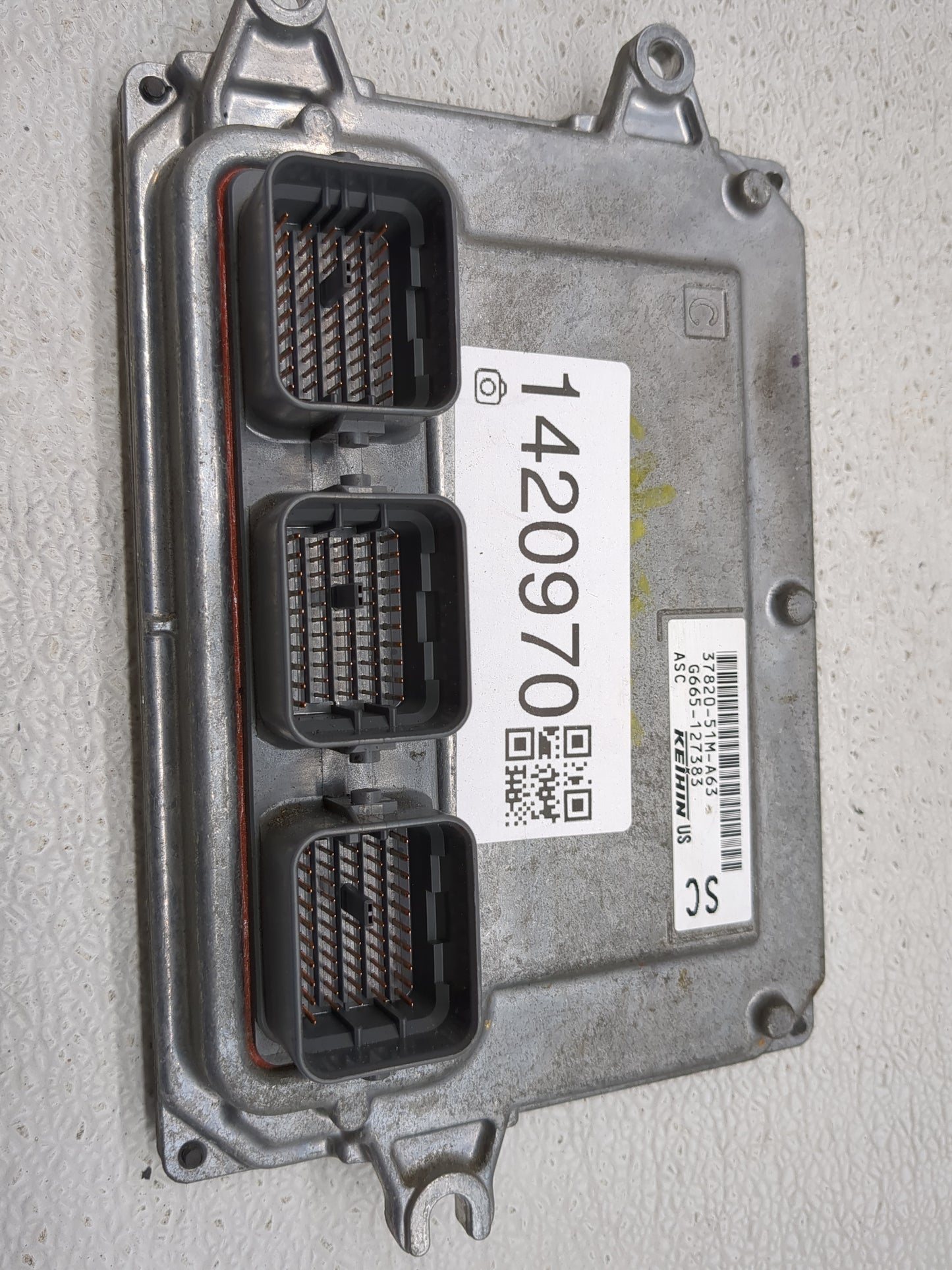2016 Honda Hr-V PCM Engine Control Computer ECU ECM PCU OEM P/N:37820-51M-A63 Fits OEM Used Auto Parts - Oemusedautoparts1.c