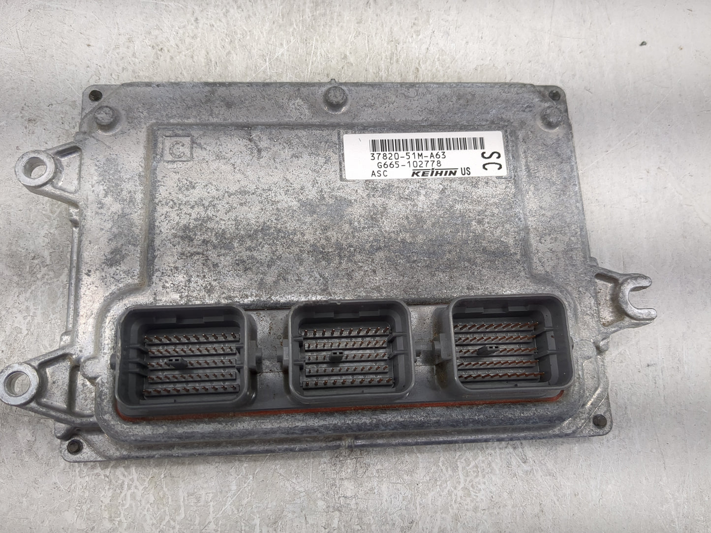 2016 Honda Hr-V PCM Engine Control Computer ECU ECM PCU OEM P/N:37820-51m-a63 Fits OEM Used Auto Parts - Oemusedautoparts1.c