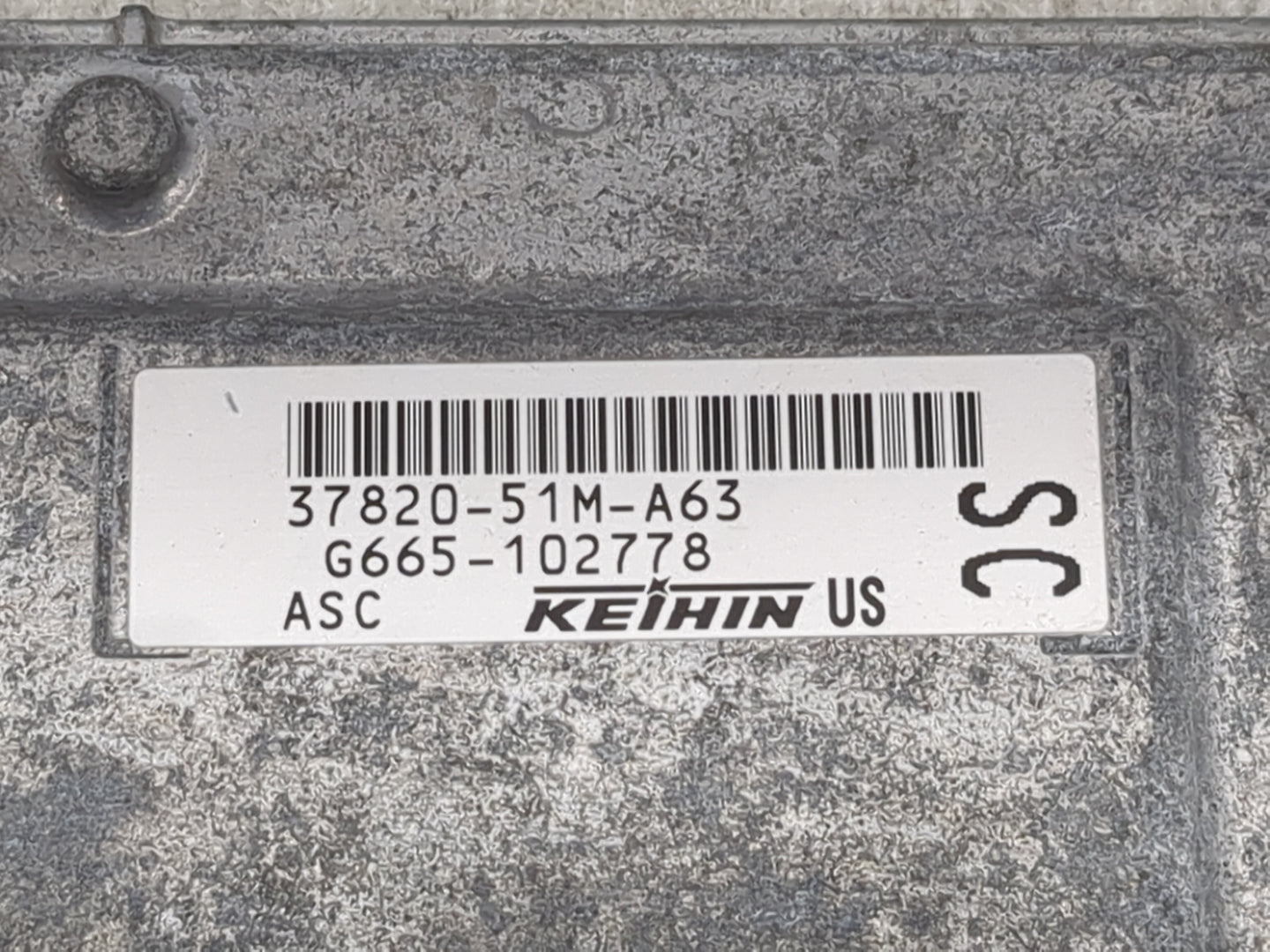 2016 Honda Hr-V PCM Engine Control Computer ECU ECM PCU OEM P/N:37820-51m-a63 Fits OEM Used Auto Parts - Oemusedautoparts1.c
