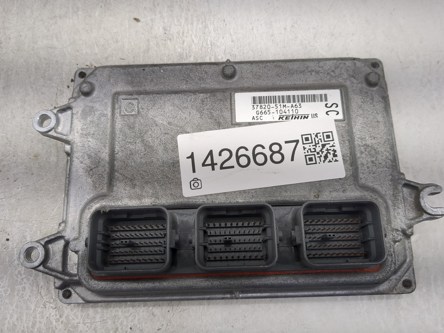 2016 Honda Hr-V PCM Engine Control Computer ECU ECM PCU OEM P/N:37820-51M-A63 G665-104110 Fits OEM Used Auto Parts - Oemused
