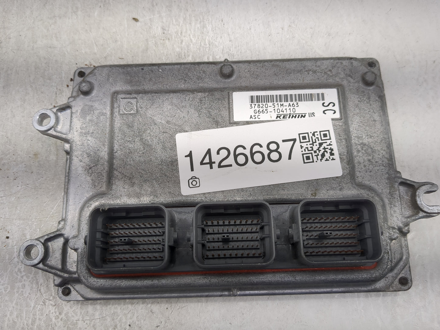 2016 Honda Hr-V PCM Engine Control Computer ECU ECM PCU OEM P/N:37820-51M-A63 G665-104110 Fits OEM Used Auto Parts - Oemused