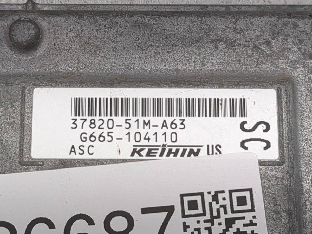 2016 Honda Hr-V PCM Engine Control Computer ECU ECM PCU OEM P/N:37820-51M-A63 G665-104110 OEM Used Auto Parts - Oemusedautop