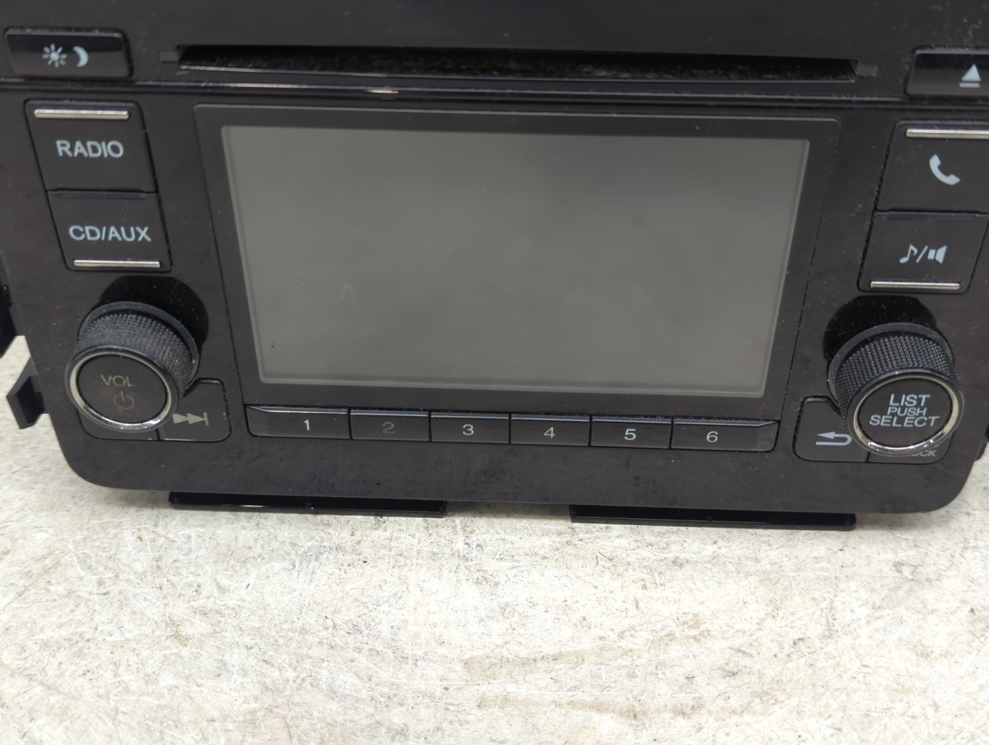 2016 Honda Hr-V Radio AM FM Cd Player Receiver Replacement P/N:39100-T7W-A710-M1 CV-VH04E1GX Fits OEM Used Auto Parts - Oemu