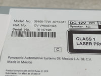 2016 Honda Hr-V Radio AM FM Cd Player Receiver Replacement P/N:39100-T7W-A710-M1 CV-VH04E1GX Fits OEM Used Auto Parts - Oemu