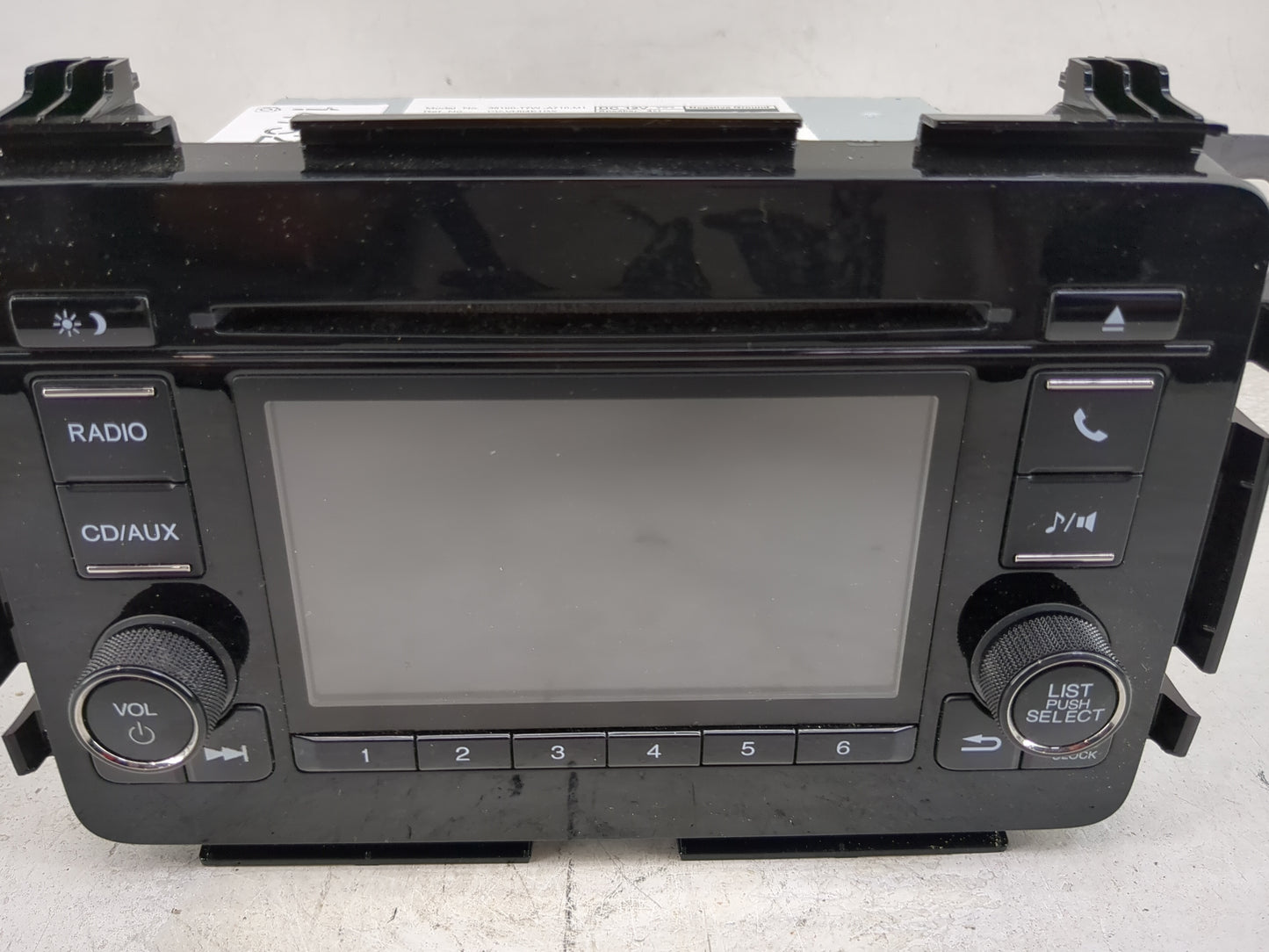 2016 Honda Hr-V Radio AM FM Cd Player Receiver Replacement P/N:39100-T7W-A710-M1 CV-VH04E1GX Fits OEM Used Auto Parts - Oemu