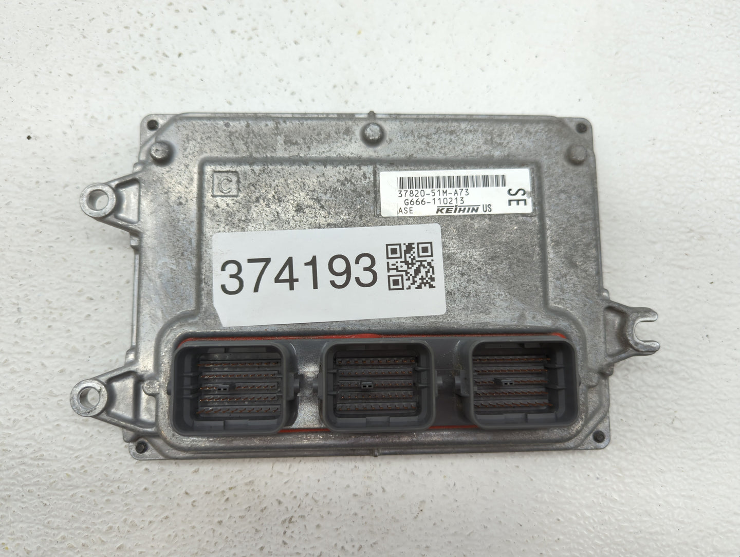 2016 Honda Hr-V PCM Engine Control Computer ECU ECM PCU OEM P/N:37820-51M-A73 Fits OEM Used Auto Parts - Oemusedautoparts1.c