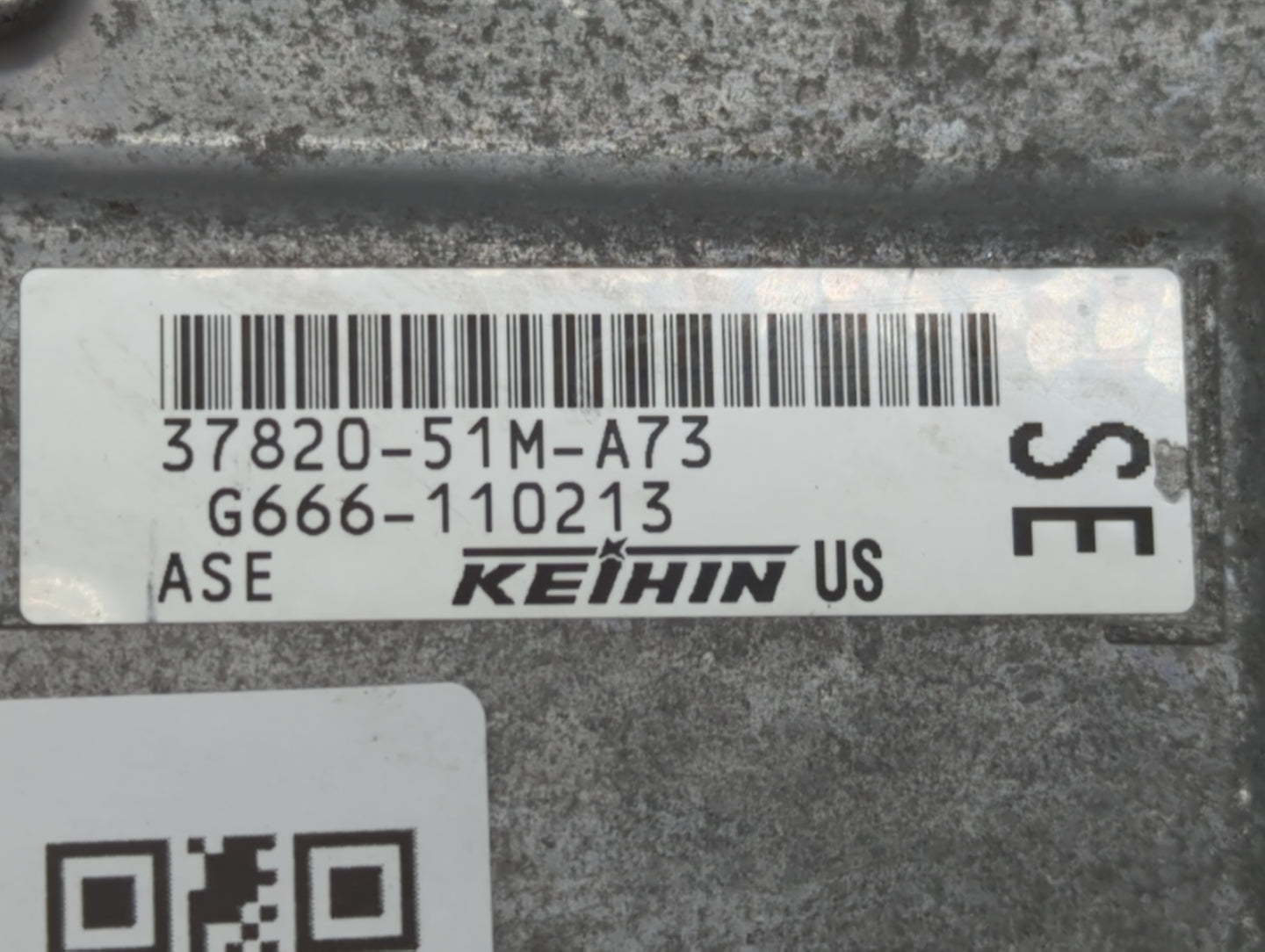 2016 Honda Hr-V PCM Engine Control Computer ECU ECM PCU OEM P/N:37820-51M-A73 Fits OEM Used Auto Parts - Oemusedautoparts1.c